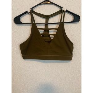 Zyia Olive Grid Bra